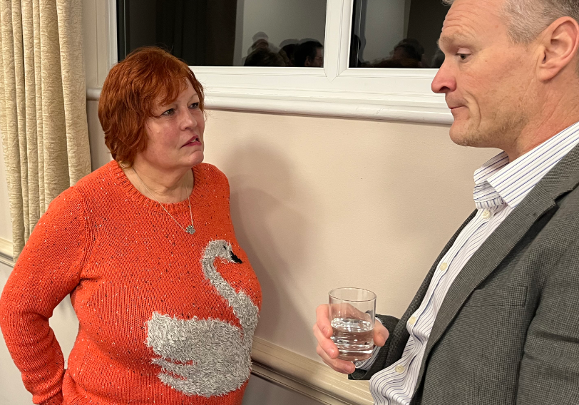 Alison Kent at a BBN business breakfast networking meeting