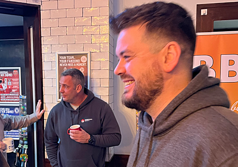 Dan Francis at a BBN business breakfast networking meeting