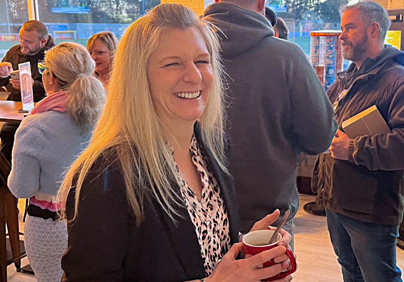 Donna Speed at a BBN business breakfast networking meeting