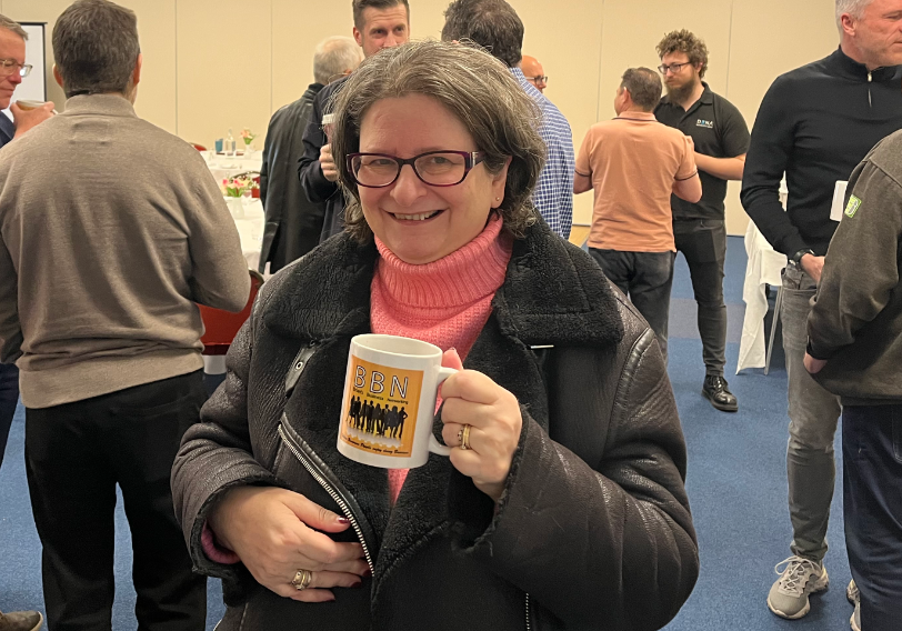 Sara Sheppard at a BBN business breakfast networking meeting